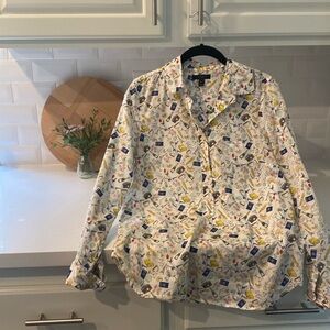 J.CREW COTTON BLOUSE